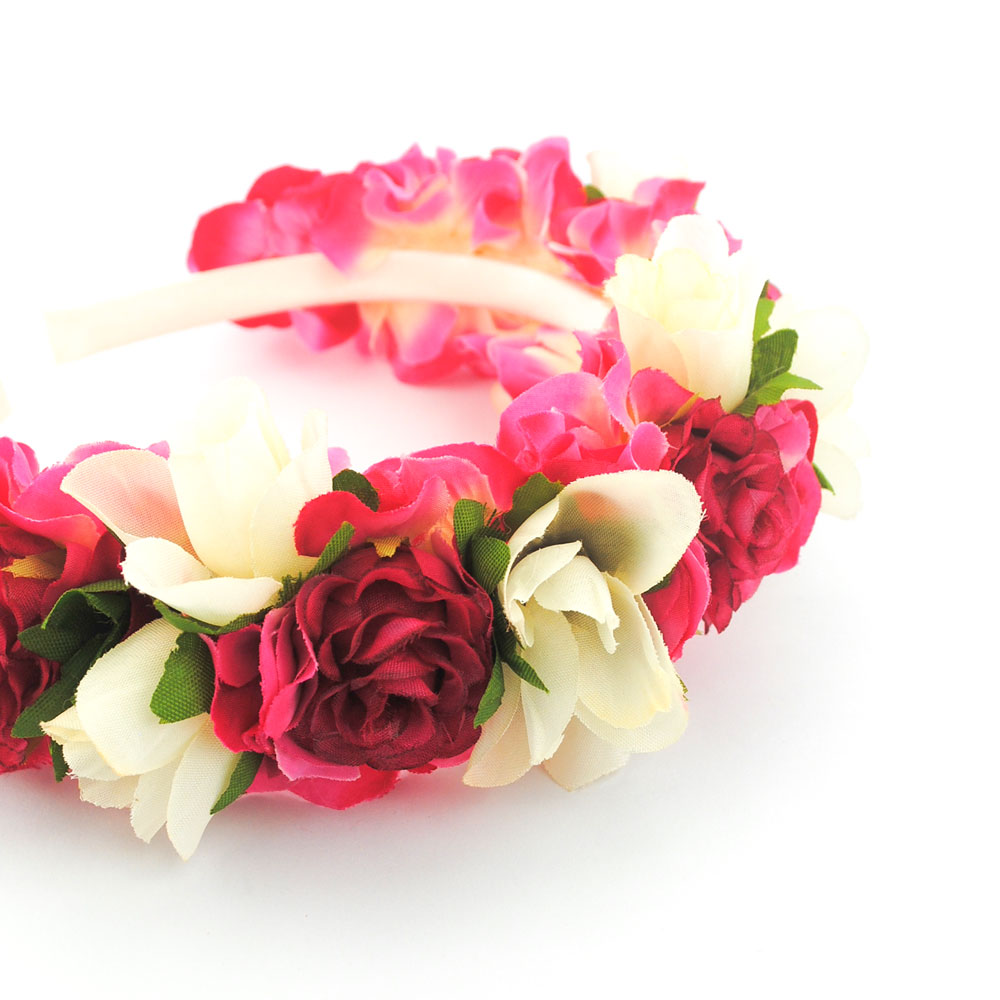 Tiara de Flores para Cabelo Gracil